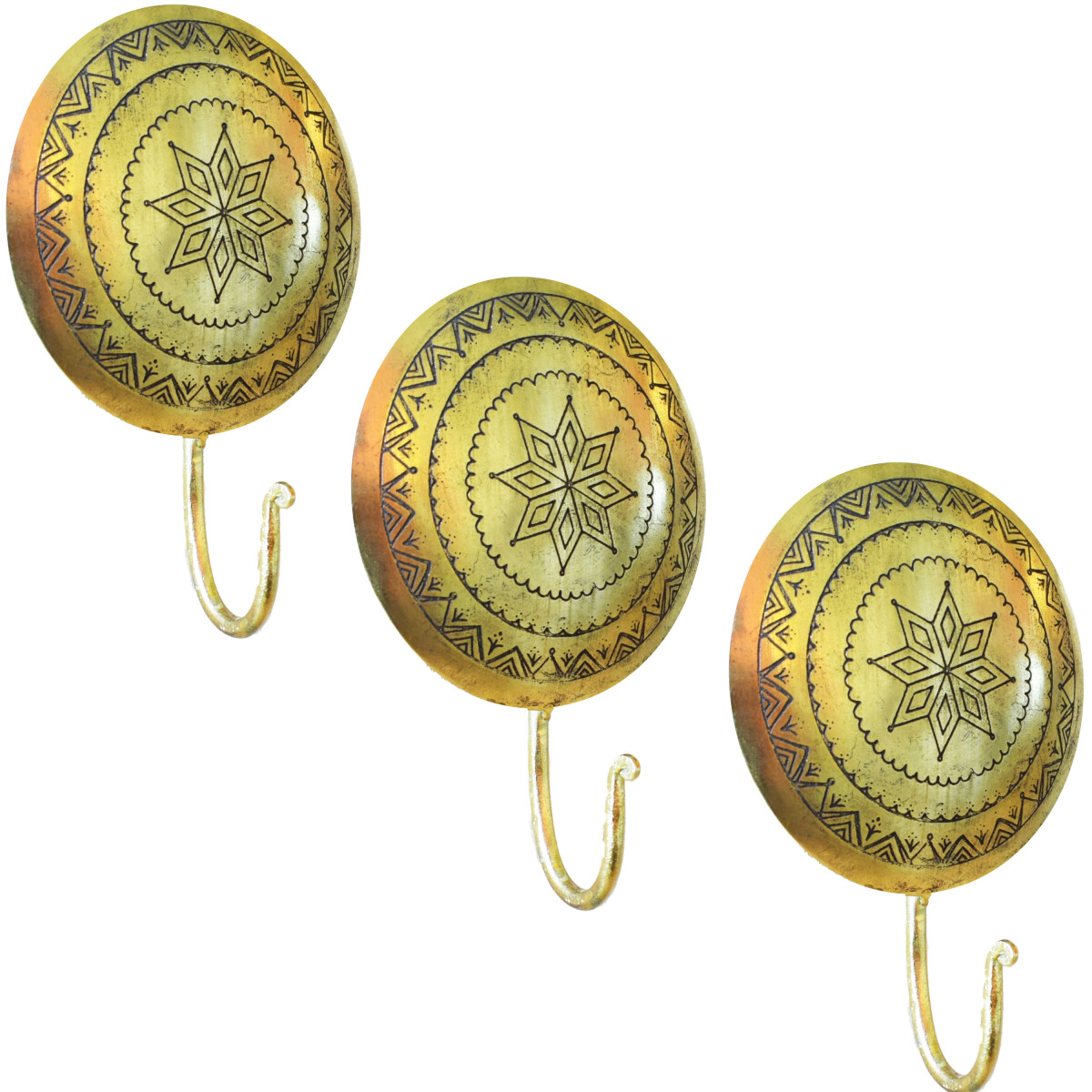 Lot de 3 patères vintage Halis do box