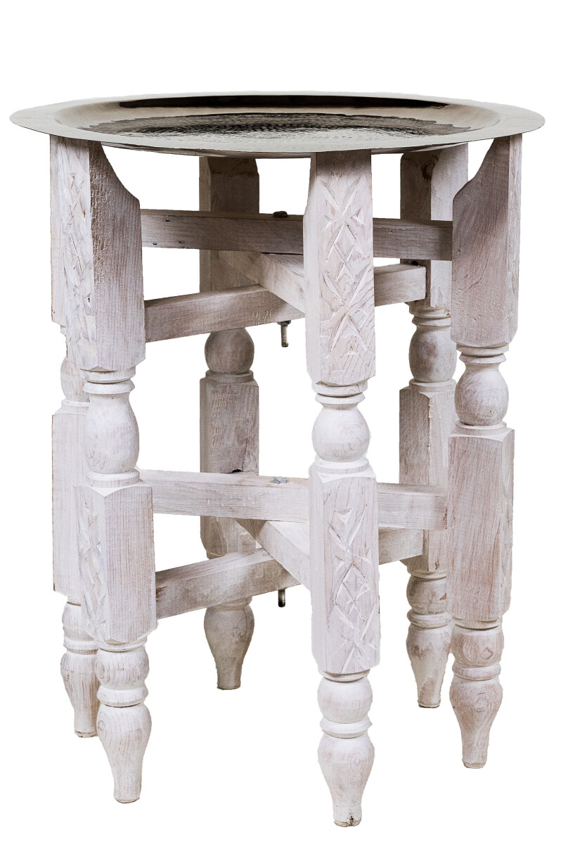 Structure en bois Orient blanche pour pl box