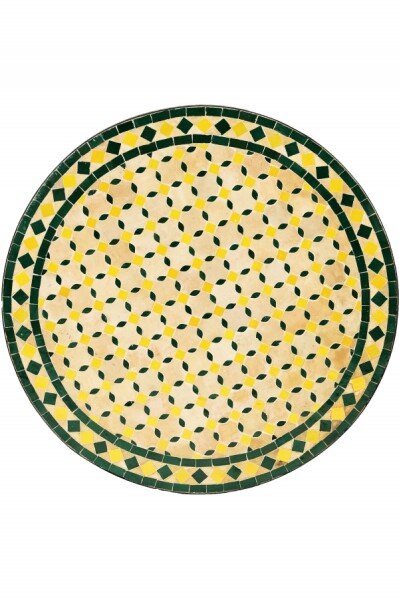 Beige-jaune-vert